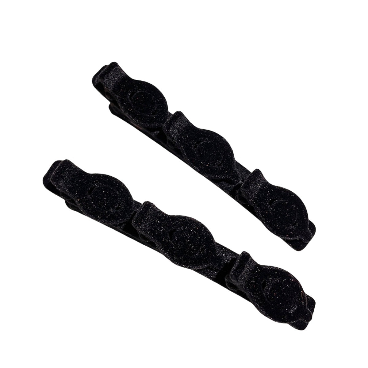 Wholesale Flocked Heart Hairpin New Year Bangs Hairpin Full Diamond Hairpin